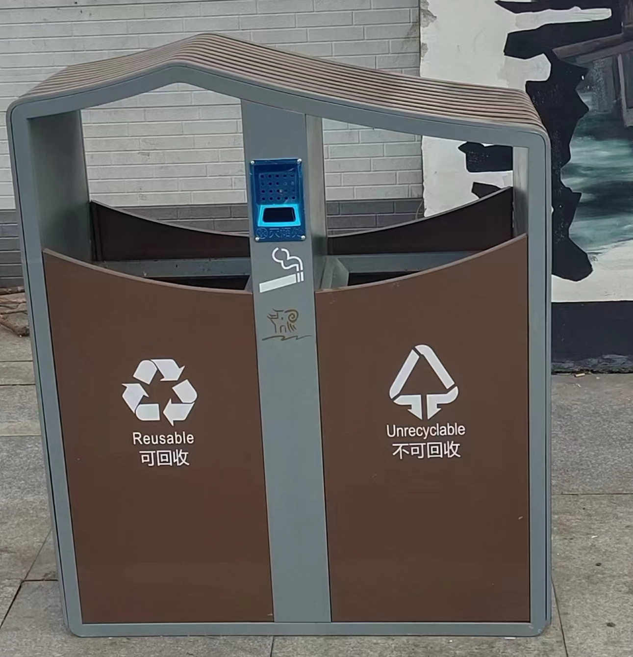 不锈钢垃圾桶|园林景观垃圾桶